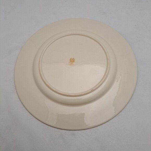 Lenox Tyler Dinner Plate 10.5" Cream Black & Gold Trim Ceramic Replacement - Picture 7 of 8
